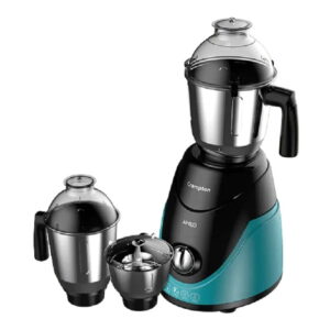 Crompton Ameo 750 Mixer Grinder (3 Jars, Black, Green)