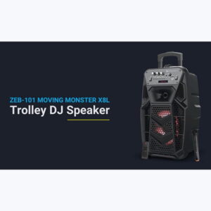 Zebronics Moving Monster X8L 24 W Bluetooth PA Speaker ZEB-101