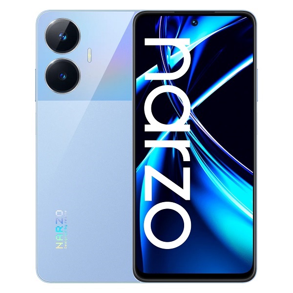 Realme narzo N55 33W Segment Fastest Charging Prime Blue