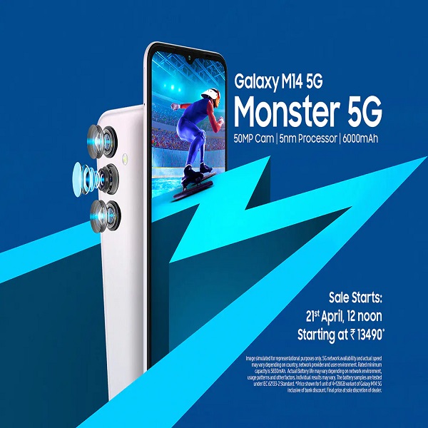 Samsung Galaxy M14 5G 50MP Triple Cam 6000 mAh Battery Icy Sylver Samsung Galaxy M14 5G 50MP Triple Cam 6000 mAh Battery Icy Sylver