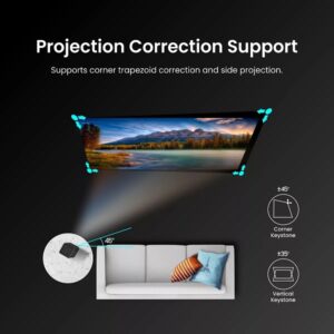 Lalithatraders Portronics Pico 11 Smart 3D LED Projector with Miracast