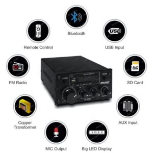 Dulcet DC-A30X 2 Channel Stereo Amplifier with LED Display