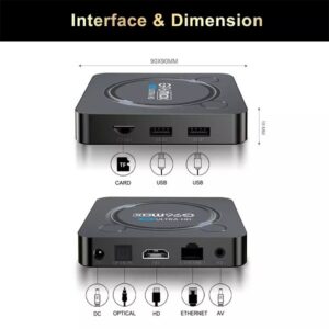 G96 MAX 4K Android Box 4GB Ram, 32GB Storage with Bluetooth Dual WIfi