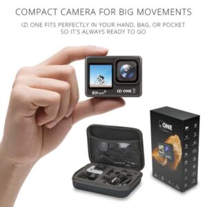 IZI ONE 5K 30FPS UHD 48MP Action Camera Dual Touch Screen Waterproof