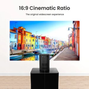 Lalithatraders Portronics Beem 410 Smart LED Projector with Android 9.0, 3600 Lumens (250 ANSI)