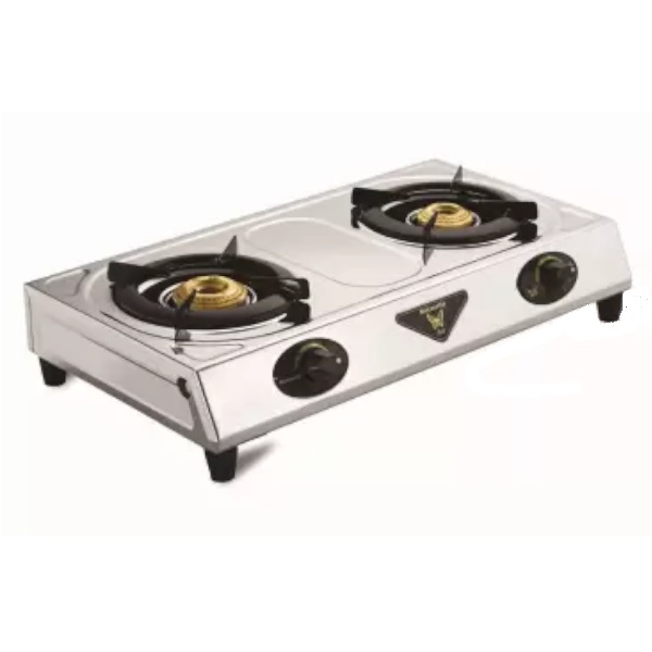 Butterfly Ace 2 Burner Gas Stove Stainless Steel
