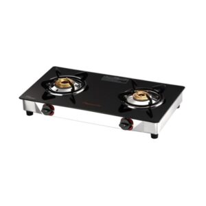 Butterfly Duo 2 Burner Glass Manual Gas Stove