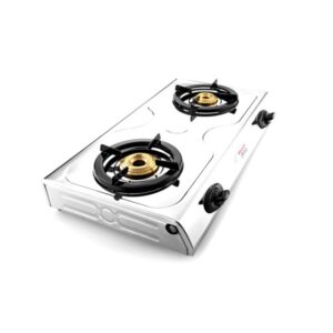 Butterfly LPG Rhino Stainless Steel Open Gas Stove 2 Burner