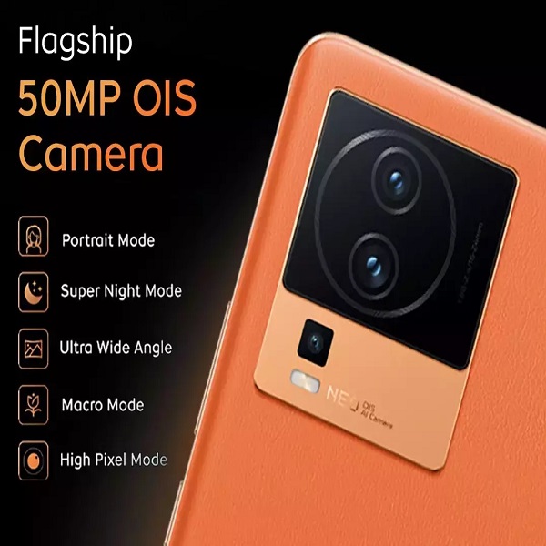 iQOO Neo 7 Pro 5G Fearless Flame, 8GB RAM, 128GB Storage Fearless Flame Colour
