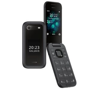 Lalithatraders Nokia 2660 Flip 4G Volte keypad Phone with Dual SIM Black