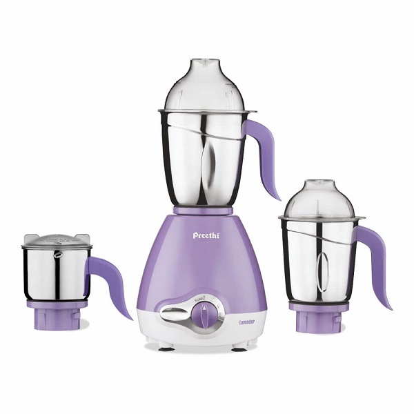 Preethi Lavender Mixer Grinder 600 Watts