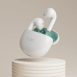 Lalithatraders boAt Airdopes Atom 81 TWS Earbuds Pearl White
