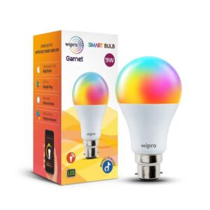 Wipro Garnet 9W B22 LED White and Yellow Smart Bulb