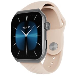 Lalithatraders boAt Ultima Vogue Smart Watch with 1.96 AMOLED Curved Display (Beige)