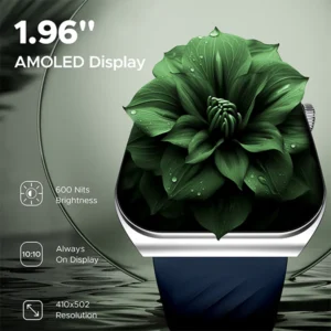 boAt Vogue Smart Watch Ultima with 1.96 AMOLED Curved Display (Deep Blue)