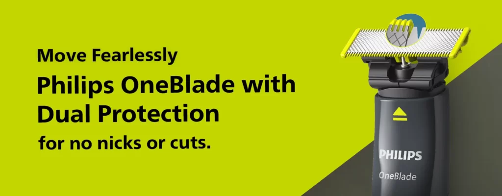 Philips OneBlade Hybrid Trimmer and Shaver QP1424/10 Philips OneBlade Hybrid Trimmer and Shaver