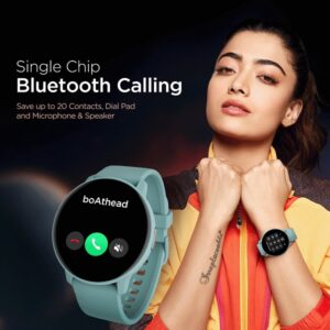 boAt Lunar Connect Smart Watch With BT Calling (Pastel Green)