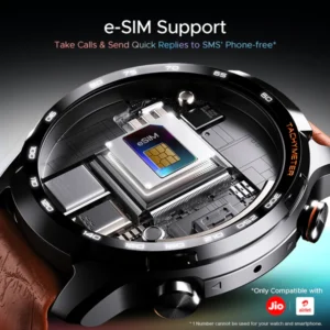 boAt Lunar Pro LTE Smartwatch eSIM Support, Built-in GPS Brown