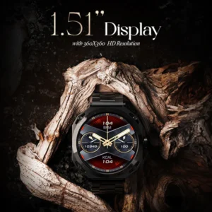 boAt Smart Watch Z20 Enigma with 1.51” HD Display (Metal Black)