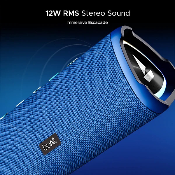 boAt Stone Bluetooth Speaker 750 With Upto 12 Hours Playback Marine Blue, 2.1 Channel boAt Stone Bluetooth Speaker 750 With Upto 12 Hours Playback Marine Blue, 2.1 Channel