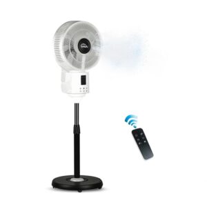 Lalithatraders HAVAI BLU X BLDC Mist Pedestal Fan 16” Remote and Touch Enabled