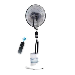 Lalithatraders HAVAI Blu Mist Pedestal Fan 16" Residential Mist Fan Remote Control