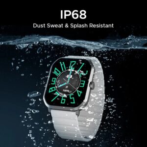 boAt Ultima Smart Watch Select with 2.01" AMOLED Display Newly Launched Cool Grey