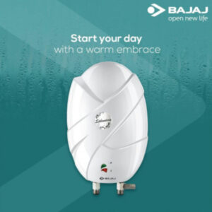 Bajaj Splendora Instant Geyser 3 Litre 3KW IWH ABS Outer Body With SS Tank