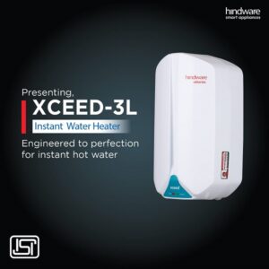 Hindware Atlantic Xceed 3L Instant Water Geyser With Copper Heating Element