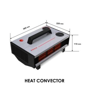 Lalithatraders Venus HC2000 Heat Convector Fan Room Heater