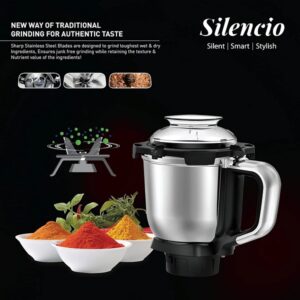 Havells Mixer Grinder Silencio Powerful HVDC Motor Smart Digital Control