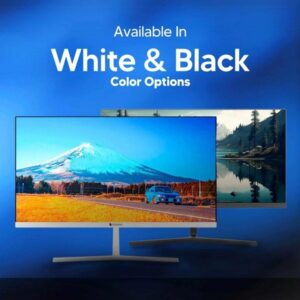 Coconut 22 inches LED Monitor Frameless Ultra slim HD VA Panel HDMI White