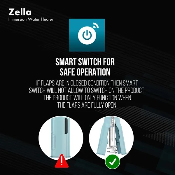 Havells Plastic Zella 1000 watts Immersion Heater with Automatic Cut-Off Havells Plastic Zella 1000 watts Immersion Heater with Automatic Cut-Off