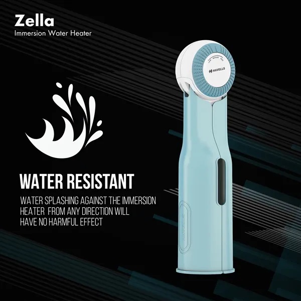Havells Plastic Zella 1000 watts Immersion Heater with Automatic Cut-Off Havells Plastic Zella 1000 watts Immersion Heater with Automatic Cut-Off