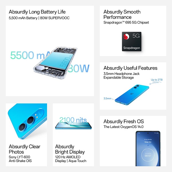 OnePlus Nord CE4 Lite 5G Mobile OnePlus Nord CE4 Lite 5G Mobile