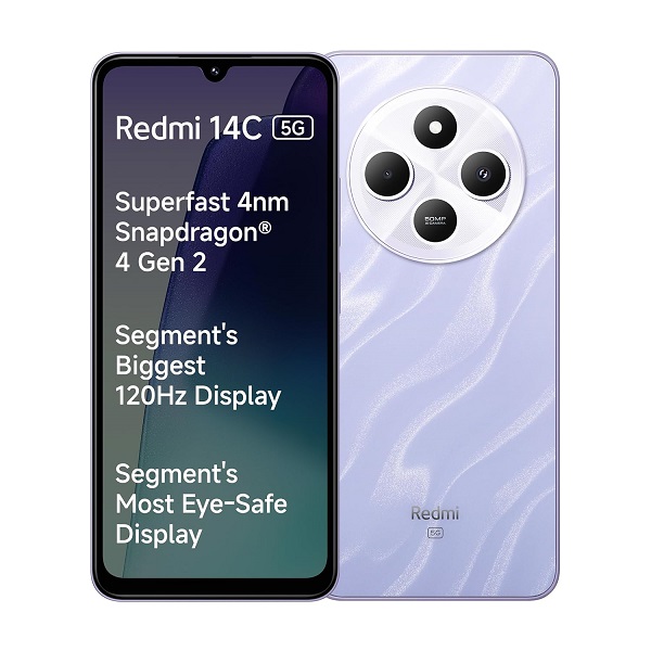 Redmi 14C 5G Mobile Superfast 4nm Snapdragon 4 Gen 2 Stardust Purple Redmi 14C 5G Mobile Superfast 4nm Snapdragon 4 Gen 2 Stardust Purple
