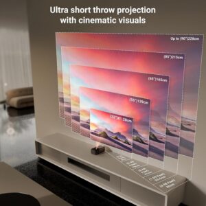 Lalithatraders Zebronics PIXAPLAY 500 PRO, Smart Projector, 12500 Lumens, 90 Inch Screen Size