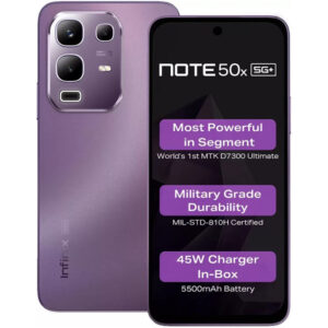 Infinix 50X Note 5G+ True Military Grade Durability Mobile Enchanted Purple