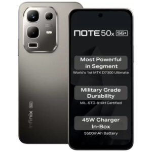 Infinix 50X Note 5G+ True Military Grade Durability Mobile Titanium Grey