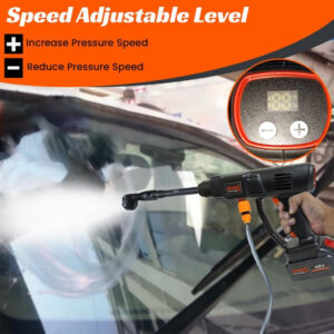 Lalithatraders Shakti Technology Cordless Pressure Washer with 6 in 1 Adjustable Nozzle