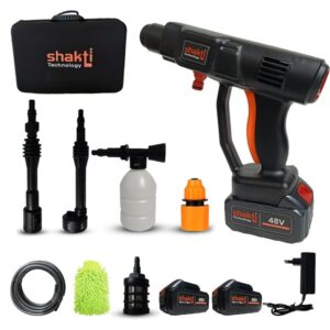 Lalithatraders Shakti Technology Cordless Pressure Washer with 6 in 1 Adjustable Nozzle