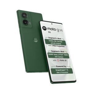 Lalithatraders Motorola G96 5G Smartphone PANTONE Greener Pastures color