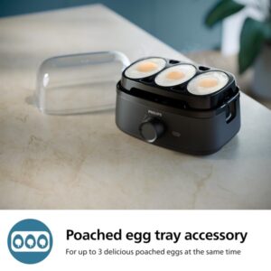 Philips HD9137-90 400W Egg Boiler – 6 Eggs Capacity, 3 Boiling Modes, Compact Design