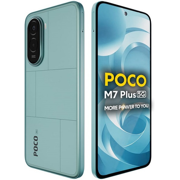 POCO M7 Plus 5G Mobile Aqua Blue Color
