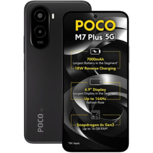 POCO M7 Plus 5G Mobile Carbon Black Color