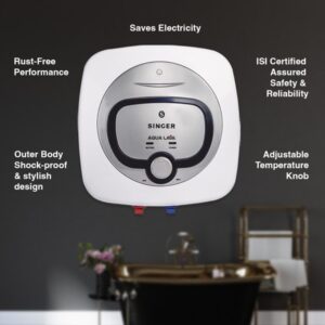 Lalithatraders Singer Aqua Lava 15L Water Heater