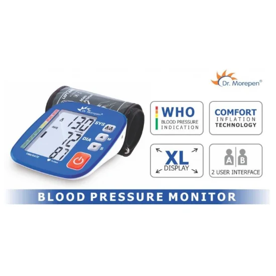 Dr. Morepen BP Monitor BP 02-XL Digital Extra Large Display (Blue)