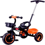 LuvLap Orange Elegant Baby Tricycle