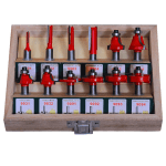 Jon Bhandari 12pcs Router Bit Set for Wood working