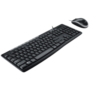 Logitech MK200 Media Corded Keyboard and Mouse Combo Plug-and-Play